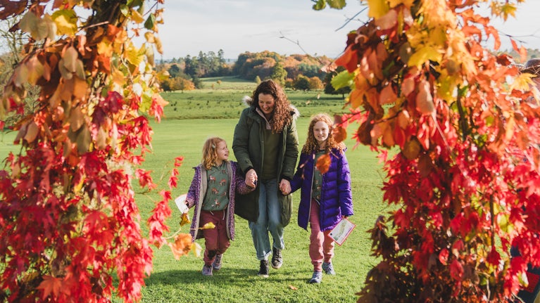Family at Harvest Fair Florence Court